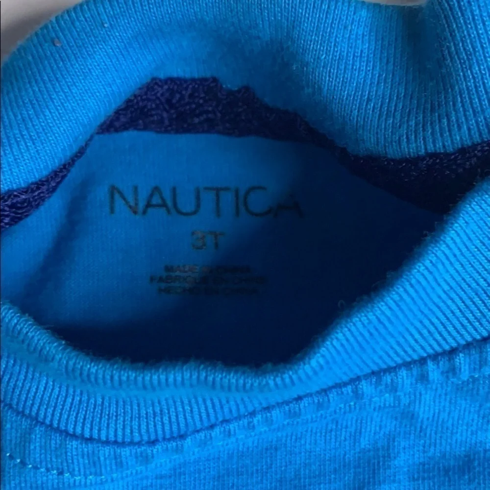 Nautica beach vacation toddler boy 3T casual kids shorts & T-shirt bundle set
